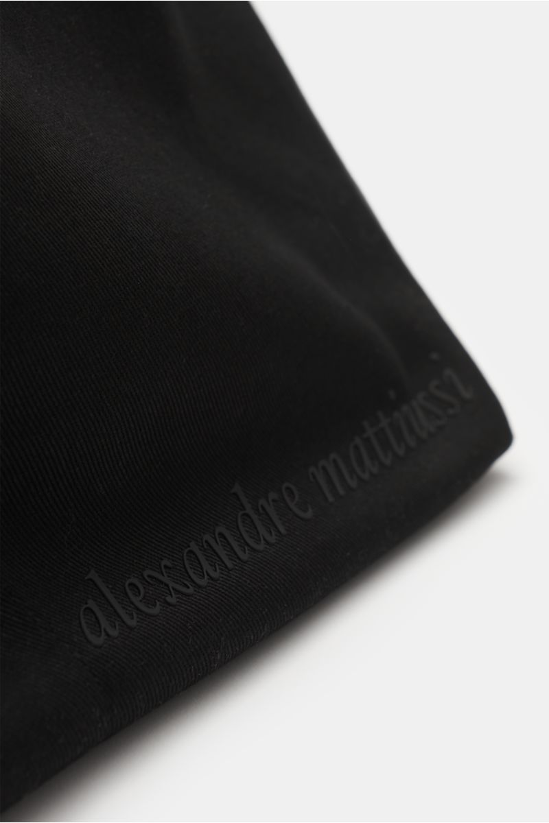 Ami Paris Canvas shopper bag black