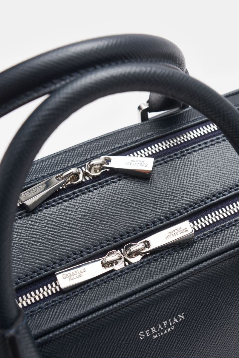 Serapian Briefcase dark navy