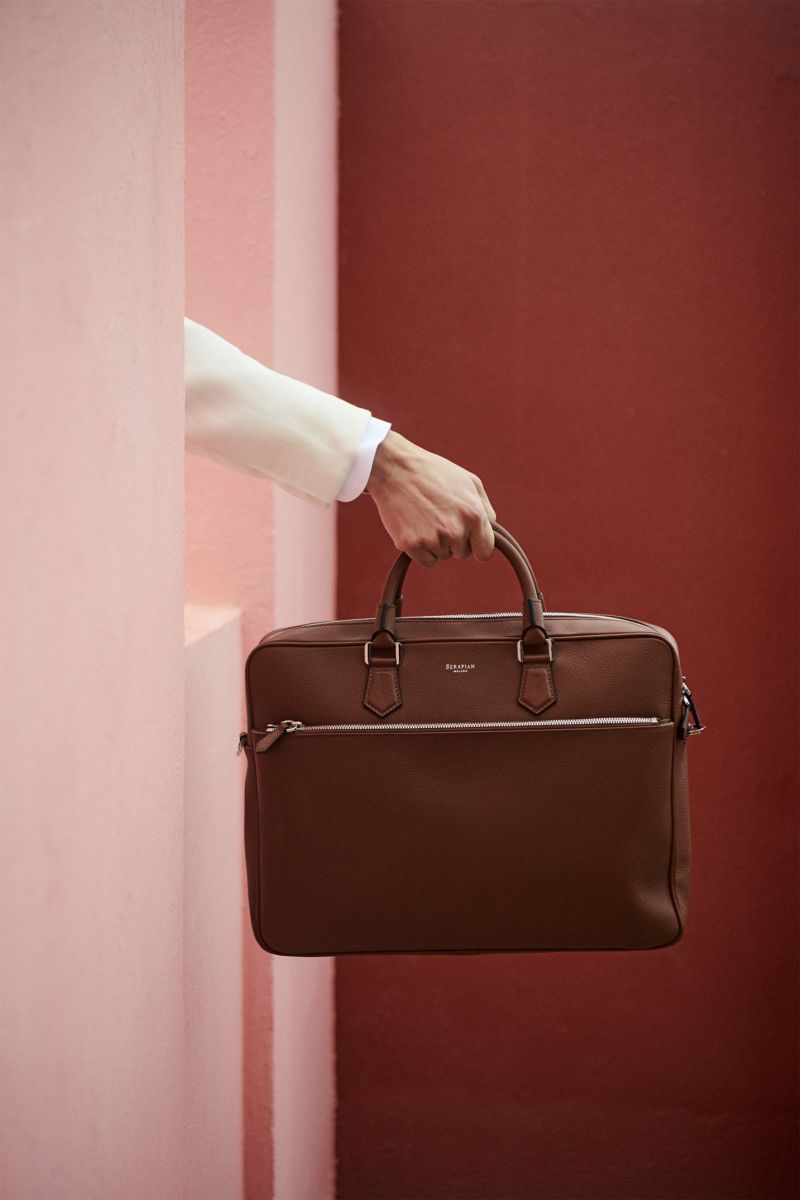 Serapian Briefcase brown