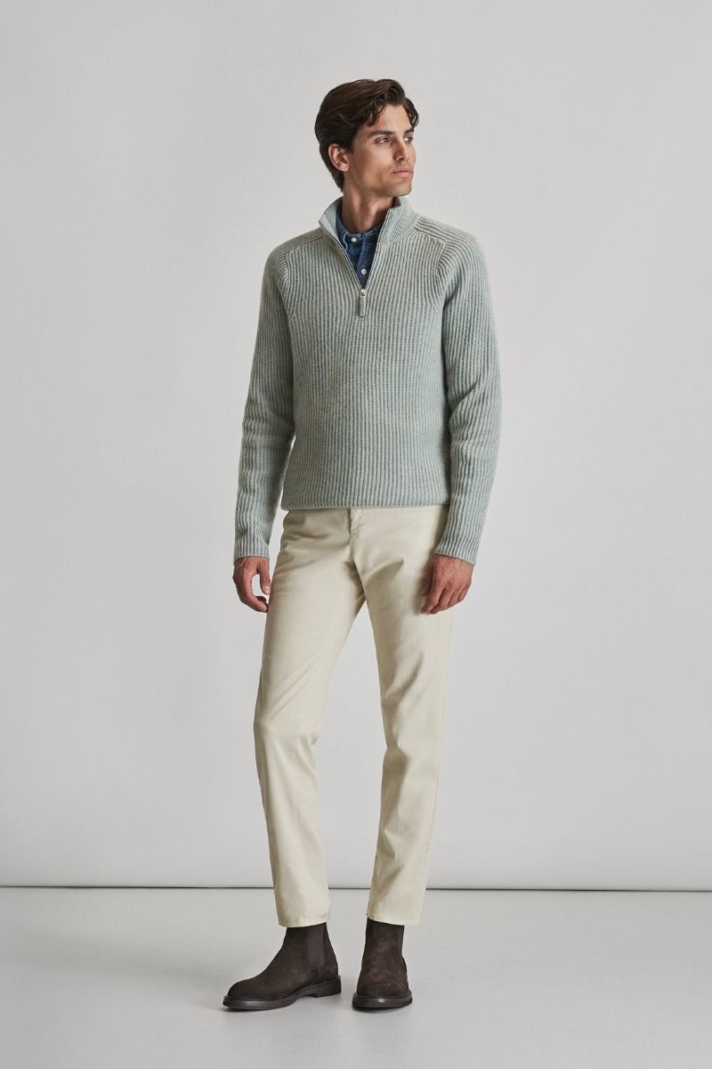 STONE ISLAND Rundhals-Sweatshirt weiß | BRAUN Hamburg 