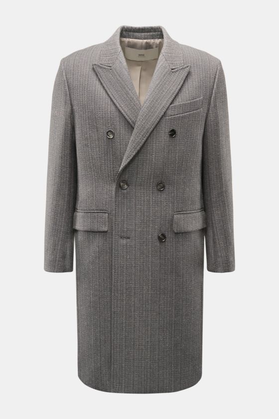 Ami Paris Mantel grau meliert Ami Paris Mantel grau meliert