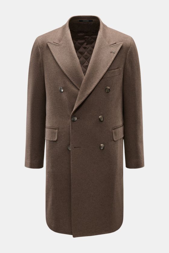 Tagliatore Cashmere Mantel graubraun Tagliatore Cashmere Mantel graubraun