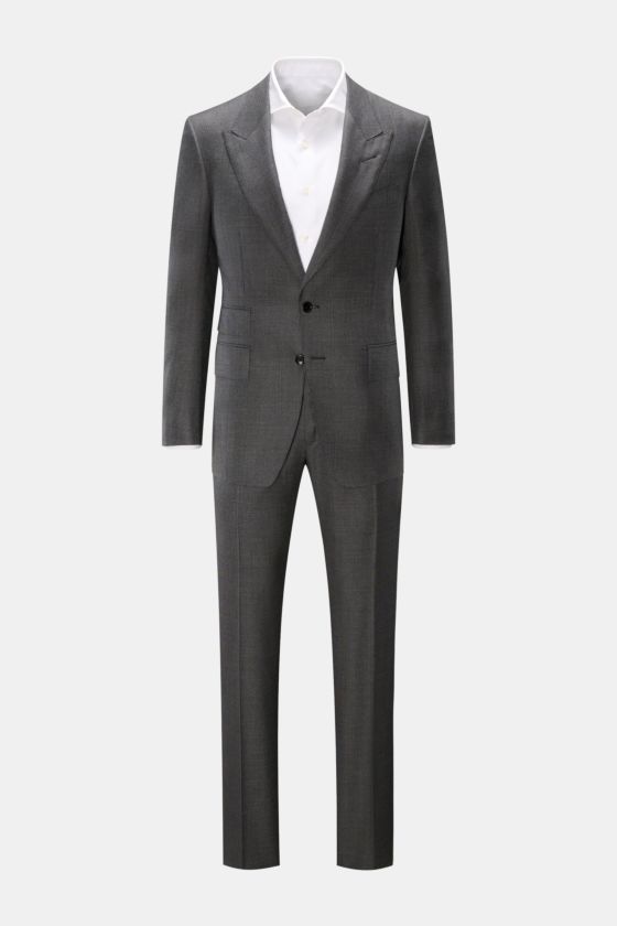 Tom Ford Anzug 'Shelton' grau/schwarz kariert Tom Ford Anzug 'Shelton' grau/schwarz kariert