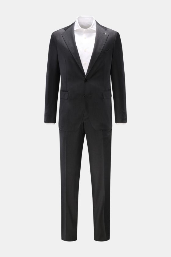 Tagliatore Anzug 'Vesuvio' anthrazit meliert Tagliatore Anzug 'Vesuvio' anthrazit meliert