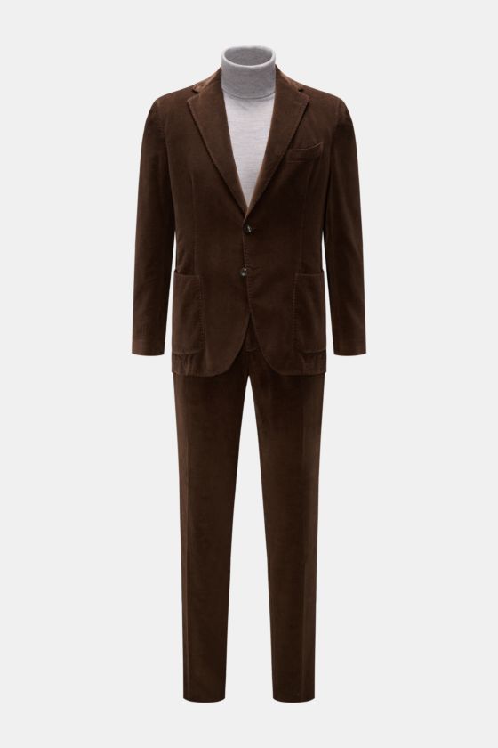 Santaniello Cordanzug dunkelbraun Santaniello Cordanzug dunkelbraun