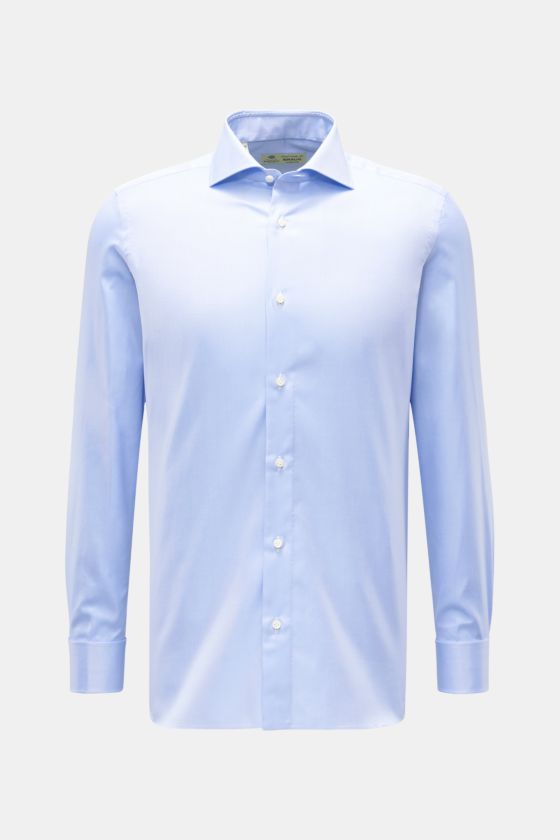 Borrelli Business Hemd 'Nando' Haifisch-Kragen hellblau Borrelli Business Hemd 'Nando' Haifisch-Kragen hellblau