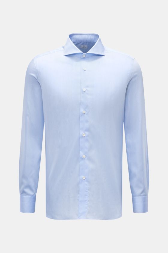 Truzzi Business Hemd Haifisch-Kragen 'Napoli Busto' hellblau/weiß gestreift Truzzi Business Hemd Haifisch-Kragen 'Napoli Busto' hellblau/weiß gestreift