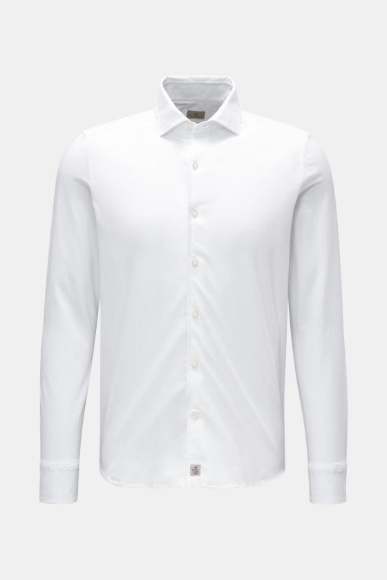 Sonrisa Jersey-Hemd Haifisch-Kragen weiß Sonrisa Jersey-Hemd Haifisch-Kragen weiß