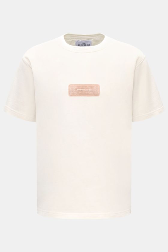 Stone Island Rundhals-T-Shirt 'Raw Beauty' creme Stone Island Rundhals-T-Shirt 'Raw Beauty' creme