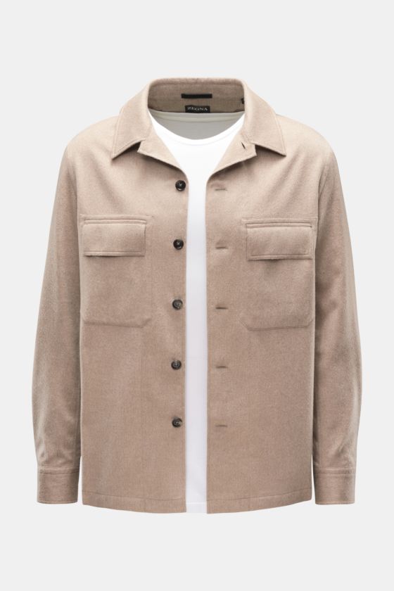 Zegna Cashmere Overshirt beige Zegna Cashmere Overshirt beige