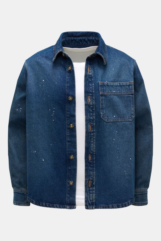 A.P.C. Jeans-Overshirt 'Basile' navy A.P.C. Jeans-Overshirt 'Basile' navy