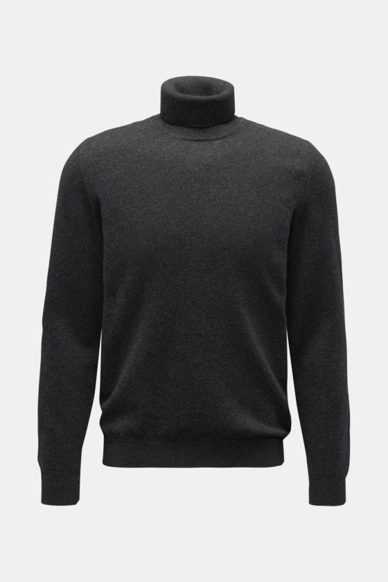 Fedeli Cashmere Rollkragenpullover 'Derby Slim' dunkelgrau Fedeli Cashmere Rollkragenpullover 'Derby Slim' dunkelgrau