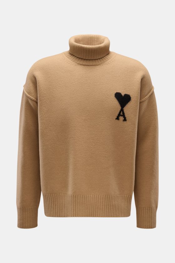 Ami Paris Rollkragenpullover camel Ami Paris Rollkragenpullover camel