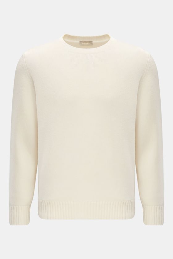 Cruciani Rundhalspullover creme Cruciani Rundhalspullover creme
