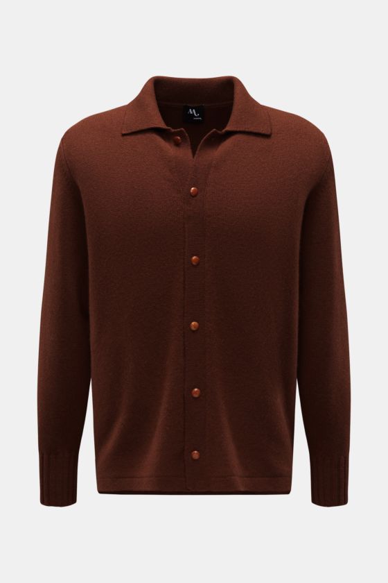 Doppiaa Strickhemd 'Aamleto' braun Doppiaa Strickhemd 'Aamleto' braun