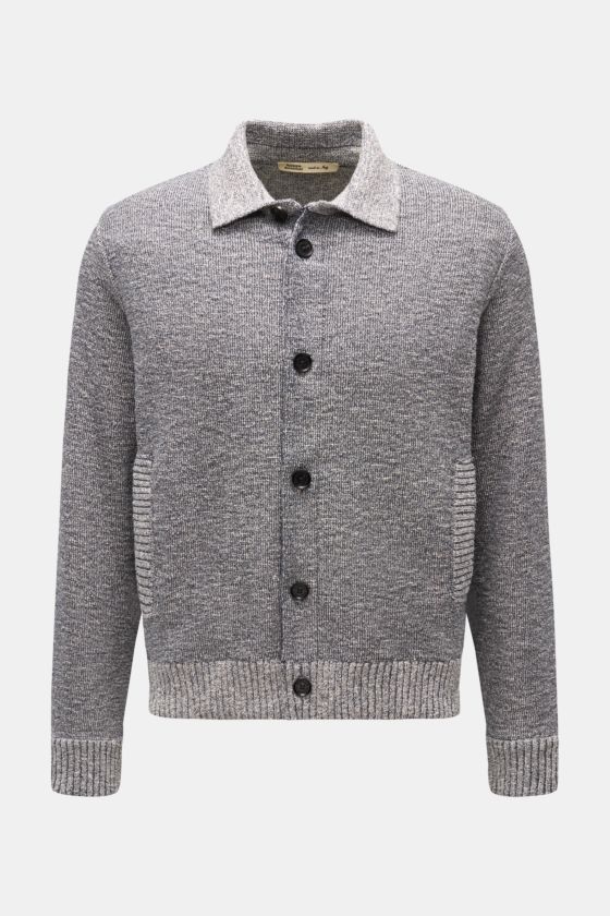 Maurizio Baldassari Cardigan navy/weiß meliert Maurizio Baldassari Cardigan navy/weiß meliert