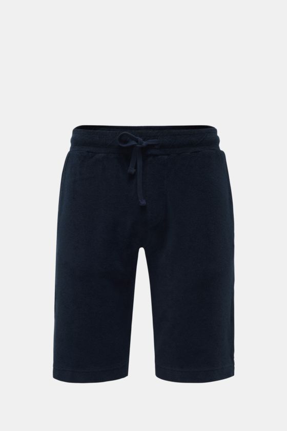 04651/ A trip in a bag Frottee-Bermudas 'Oyster' dark navy 04651/ A trip in a bag Frottee-Bermudas 'Oyster' dark navy
