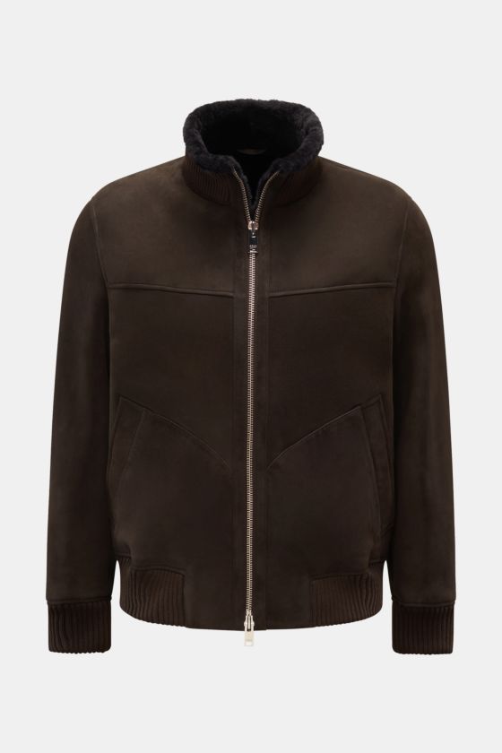 Arma Lammfellblouson 'Arek' dunkelbraun Arma Lammfellblouson 'Arek' dunkelbraun