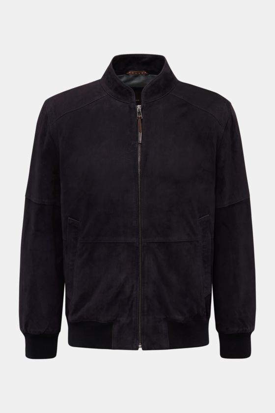 Windsor Veloursleder Blouson 'Borello' navy Windsor Veloursleder Blouson 'Borello' navy