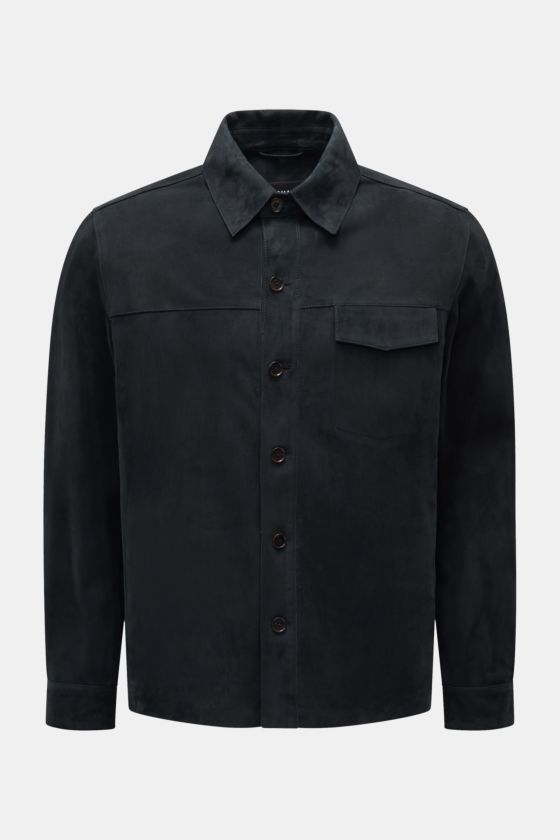 Arma Velourslederjacke 'Dillen' dark navy Arma Velourslederjacke 'Dillen' dark navy