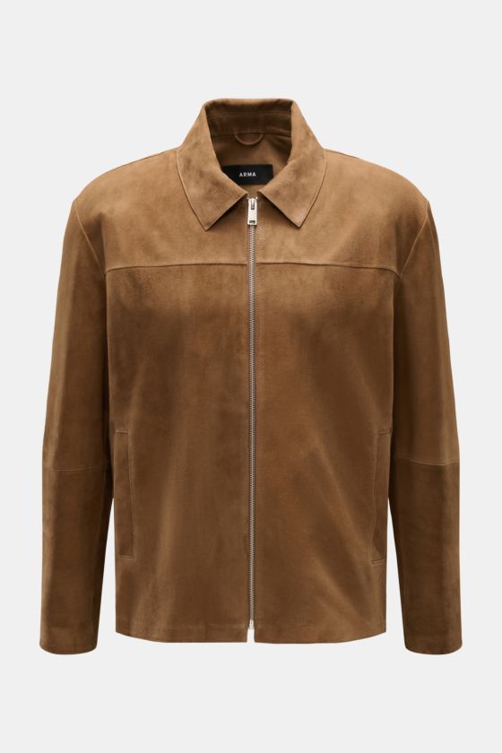 Arma Velourslederjacke 'Hardin' braun Arma Velourslederjacke 'Hardin' braun