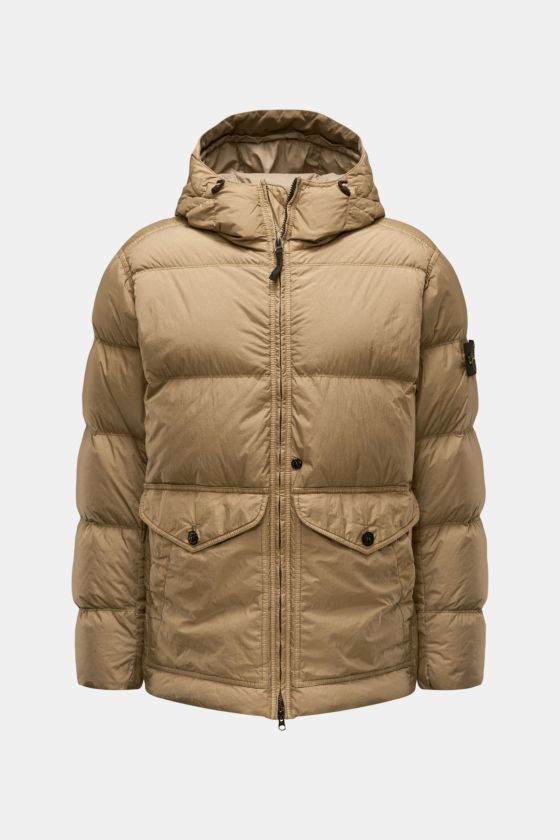 Stone Island Daunenjacke 'Garment Dyed Crinkle Reps R-NY Down' hellbraun Stone Island Daunenjacke 'Garment Dyed Crinkle Reps R-NY Down' hellbraun
