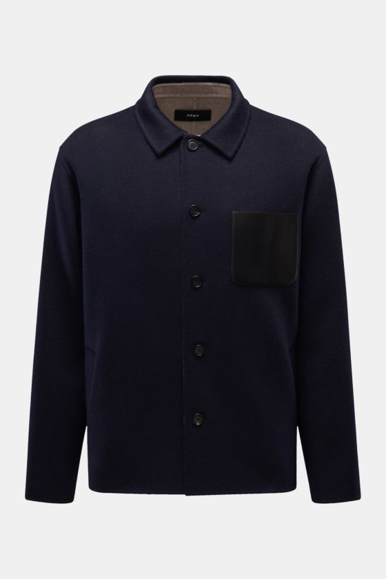 Arma Overshirt 'Navid' navy Arma Overshirt 'Navid' navy