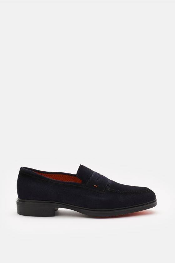 Santoni Penny Loafer navy Santoni Penny Loafer navy