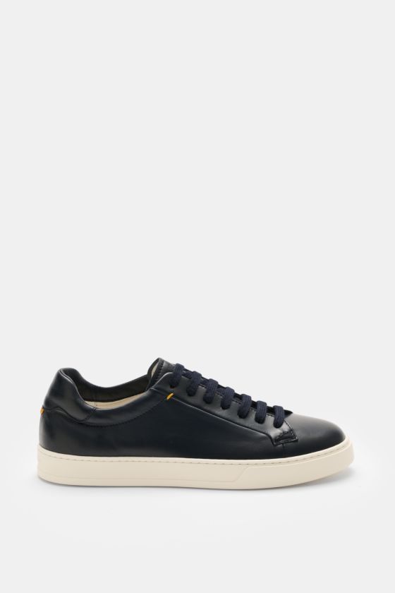 Doucal's Sneaker 'Plonge' dark navy aus hochwertigem Glattleder, seitliche Ansicht, sieben-Loch-Schnürung, gepolsterter Schaftrand, led. Innenfutter, flexible Gummisohle. Doucal's Sneaker 'Plonge' dark navy aus hochwertigem Glattleder, seitliche Ansicht, sieben-Loch-Schnürung, gepolsterter Schaftrand, led. Innenfutter, flexible Gummisohle.
