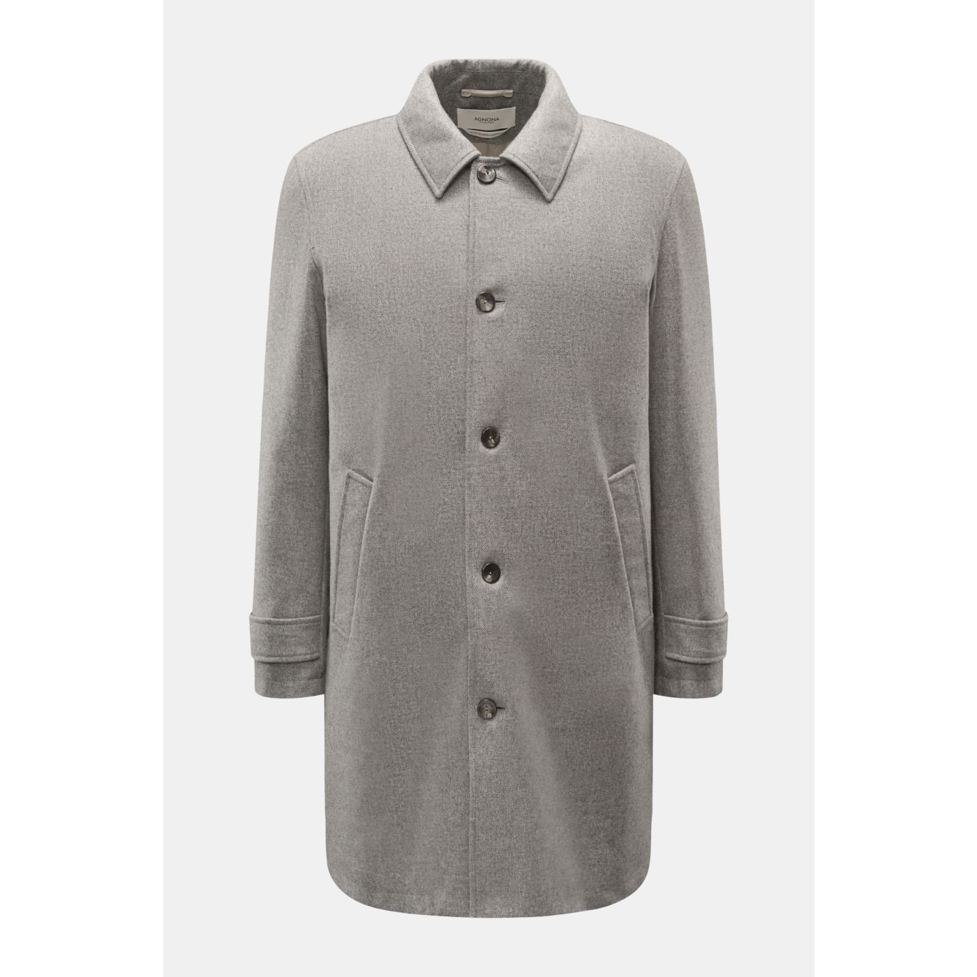 AGNONA cashmere coat grey | BRAUN Hamburg