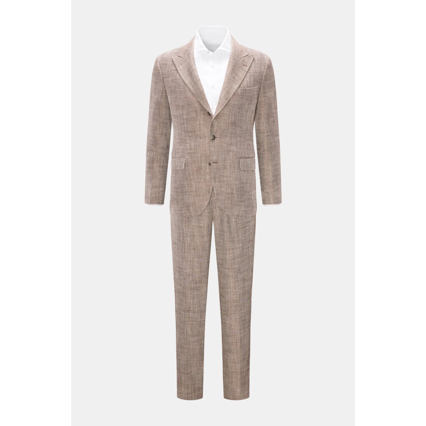 新品！BRUNELLO CUCINELLI ダークブラウン 40 BRUNELLO CUCINELLI suit dark brown checked | BRAUN Hamburg