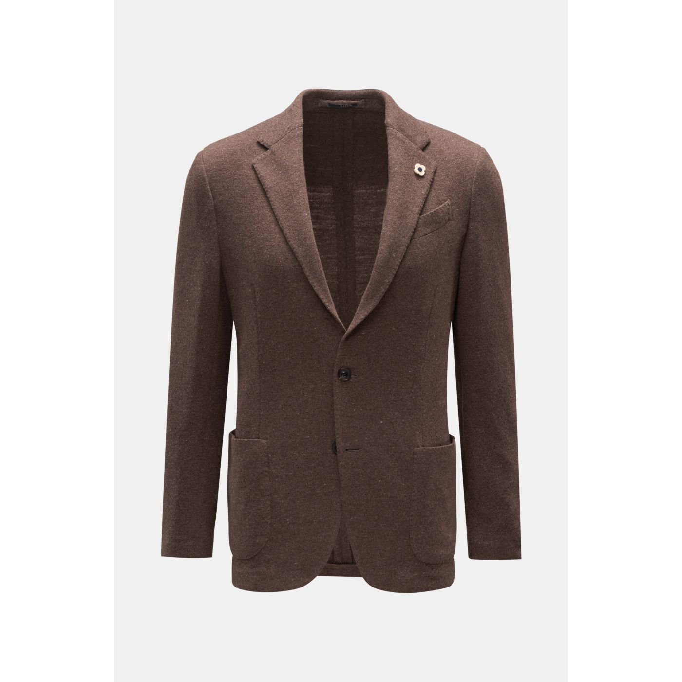LARDINI cashmere knit blazer brown | BRAUN Hamburg