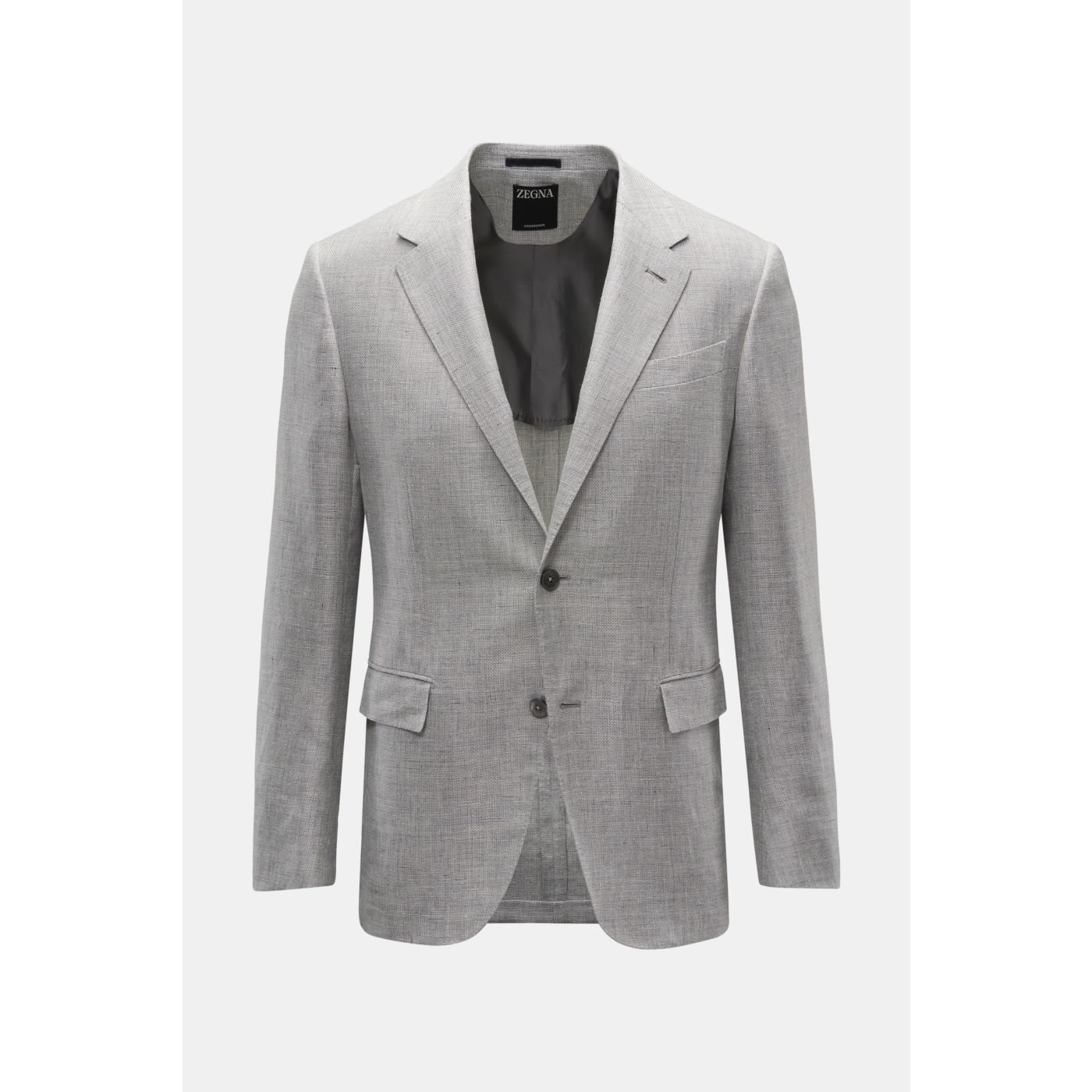 ZEGNA smart-casual jacket 'Crossover' light grey | BRAUN Hamburg