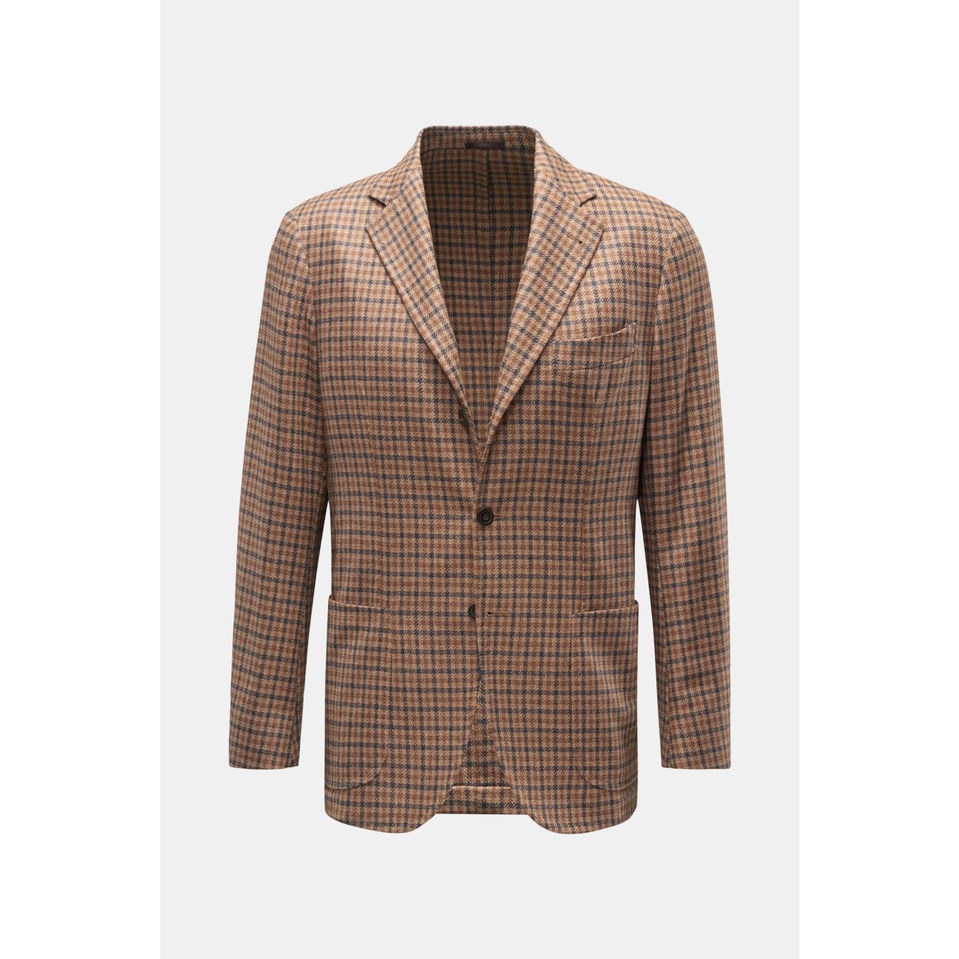 Sartorio Napoli ジャケット【イタリア製】 SARTORIO NAPOLI smart-casual jacket light brown/beige/grey checked
