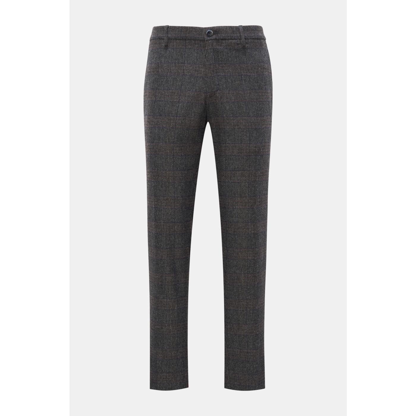GTA jogger pants 'Davide' dark grey/navy checked BRAUN Hamburg