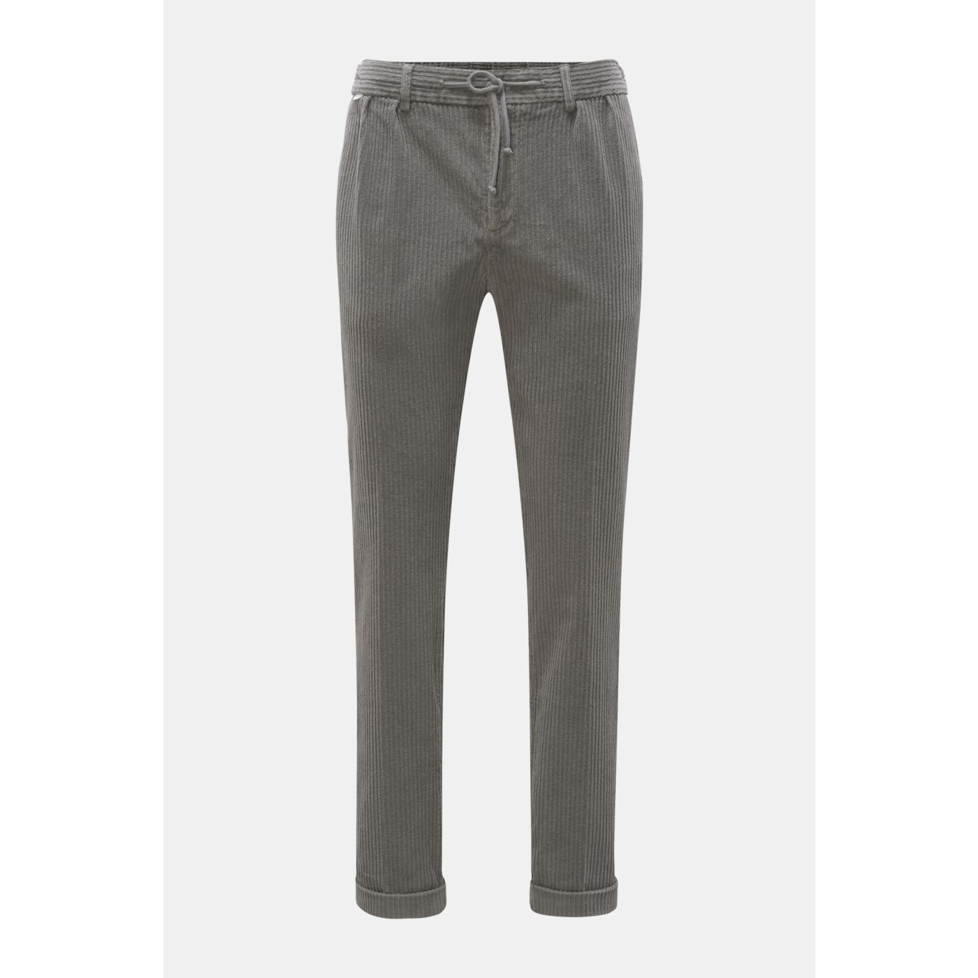 04651/ A TRIP IN A BAG Cord-Jogpants 'Oyster' grau | BRAUN Hamburg