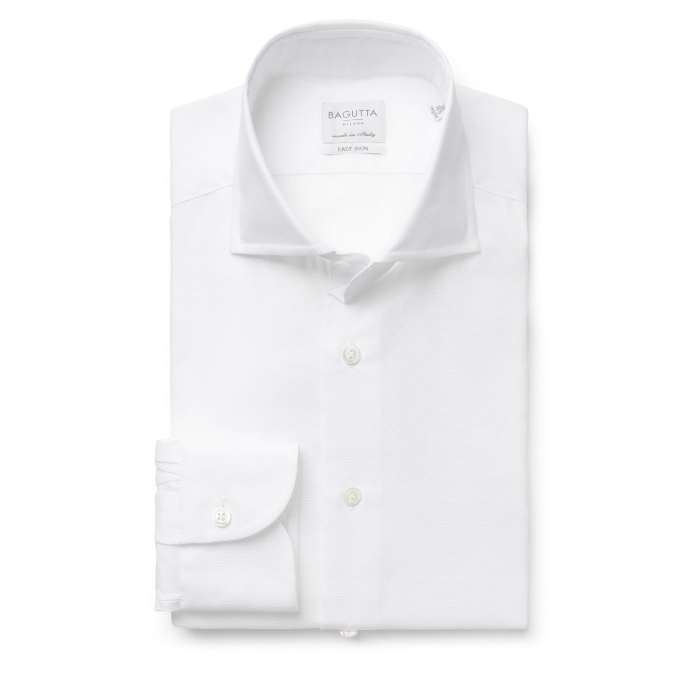 Bagutta White Cotton Men Shirt