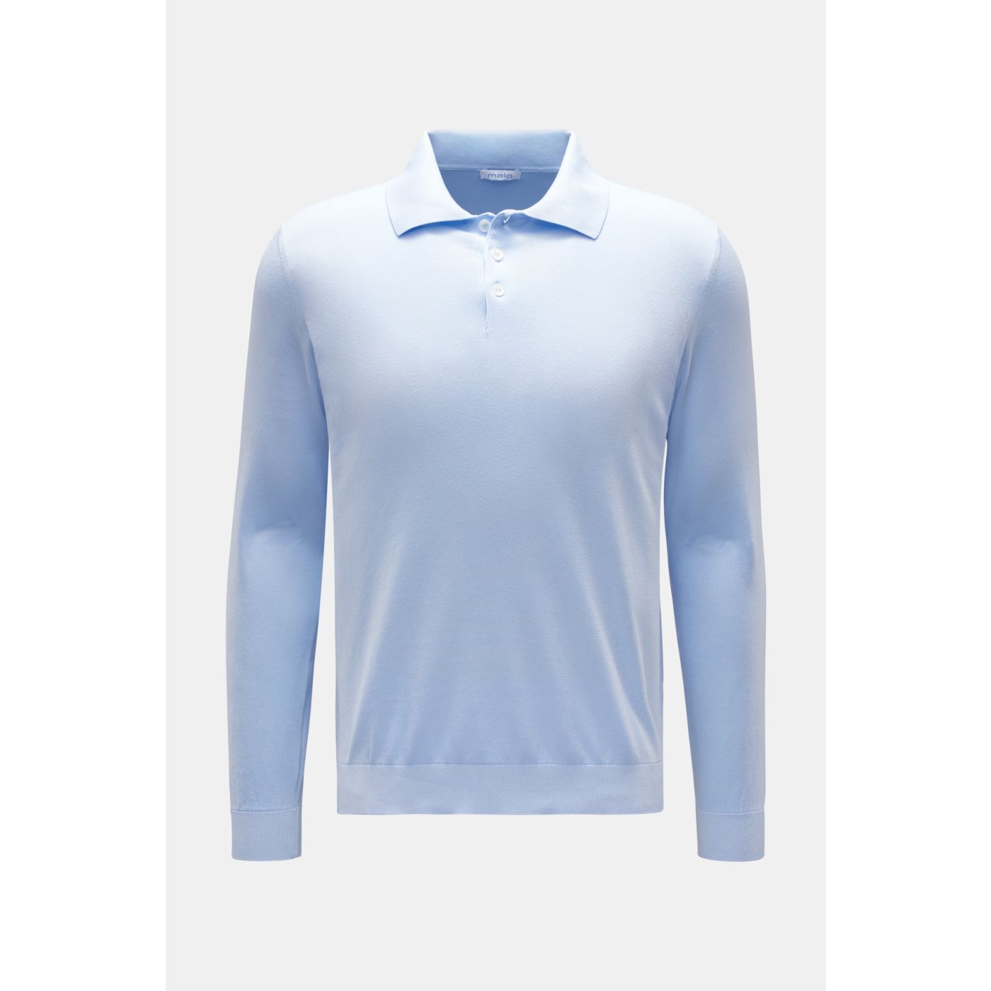 MALO knit polo light blue BRAUN Hamburg