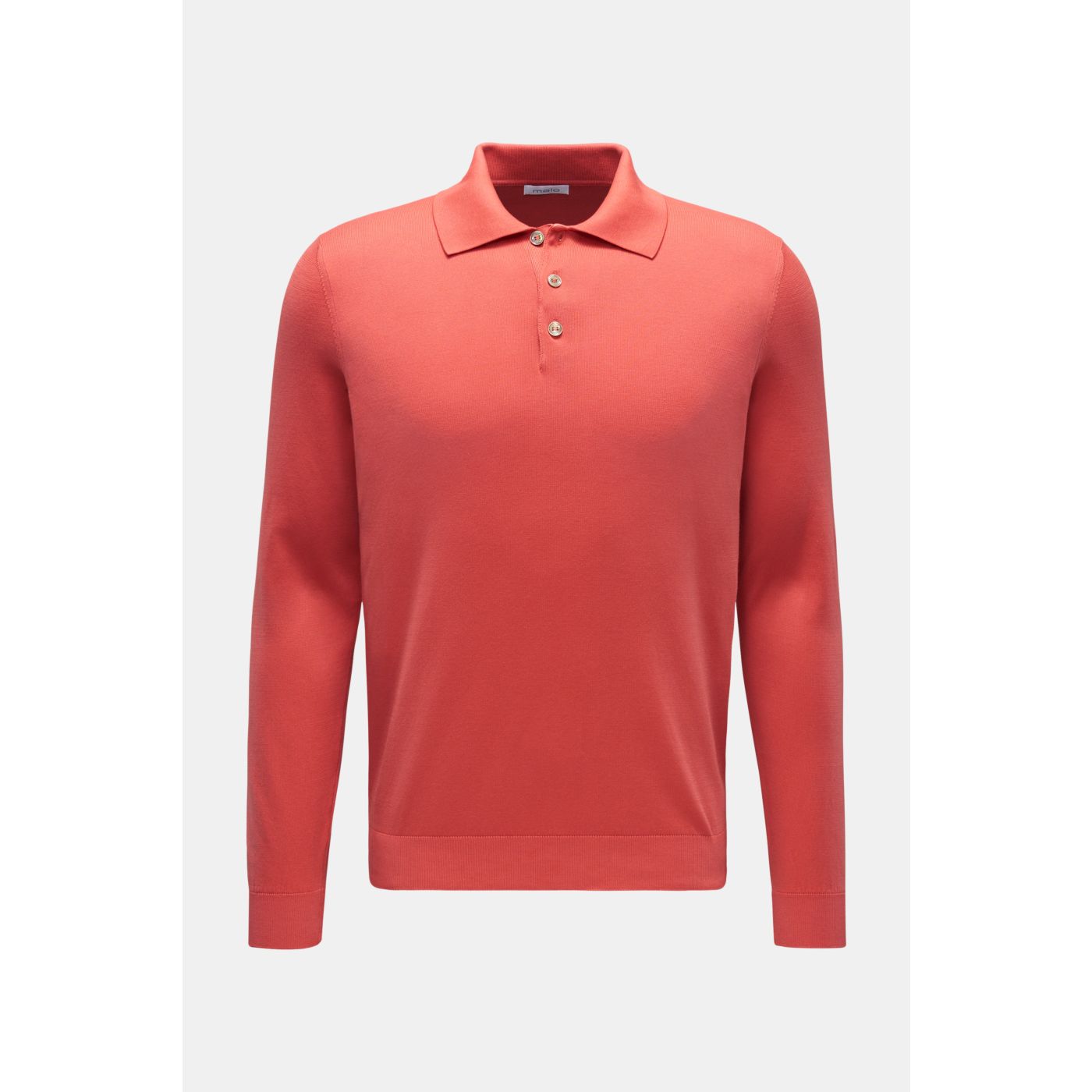 MALO knit polo coral BRAUN Hamburg