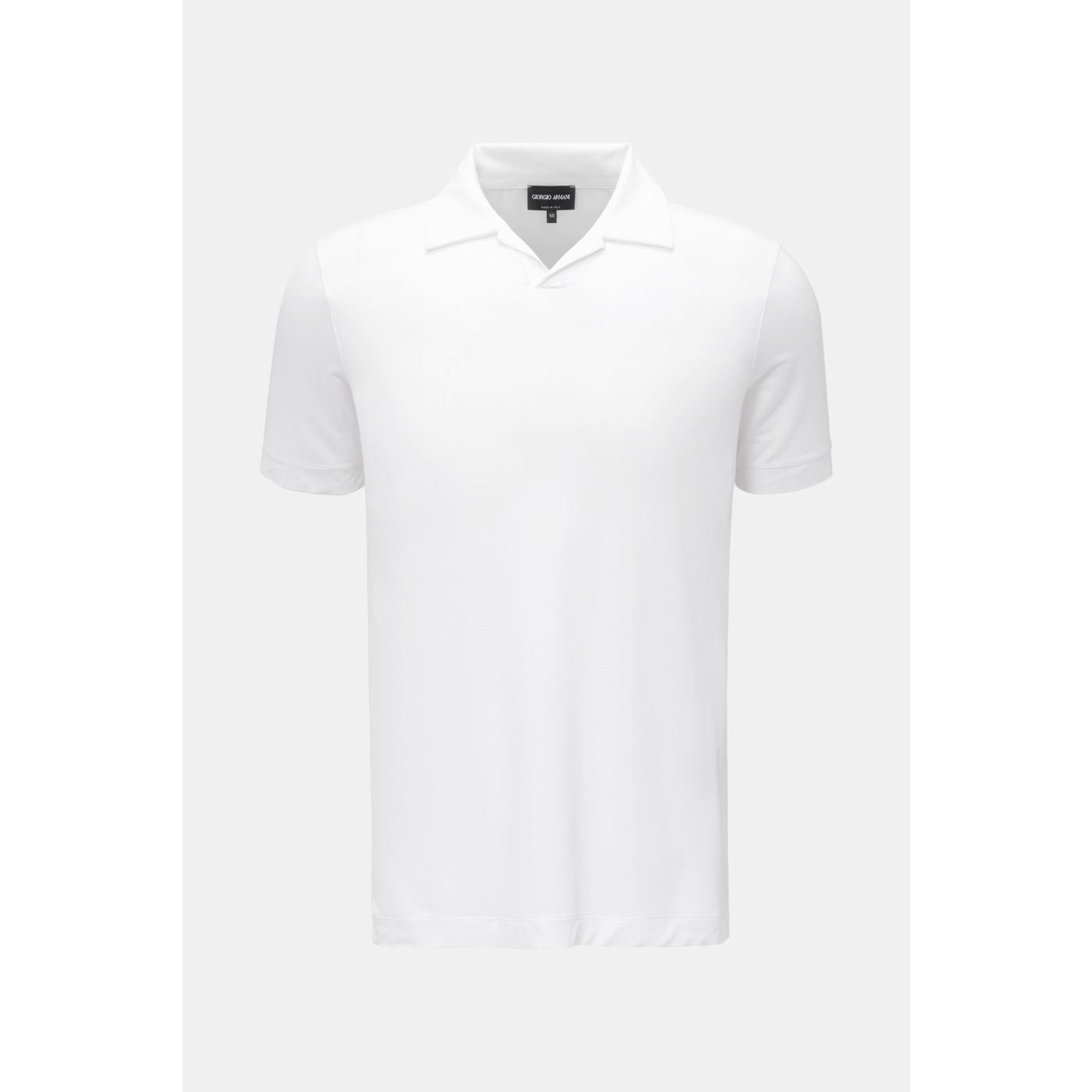 GIORGIO ARMANI jersey polo shirt white | BRAUN Hamburg