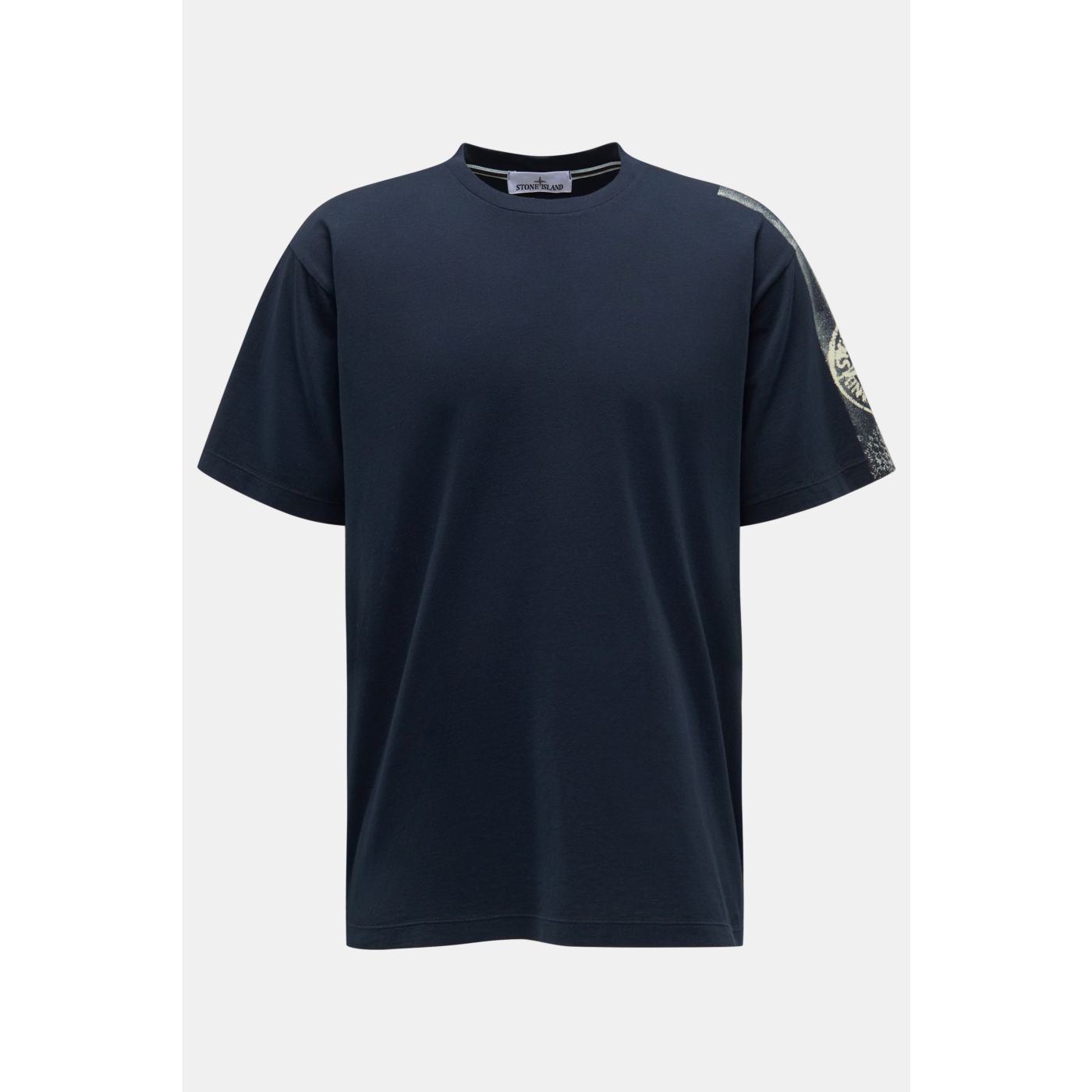 STONE ISLAND Rundhals-T-Shirt dunkelblau | BRAUN Hamburg