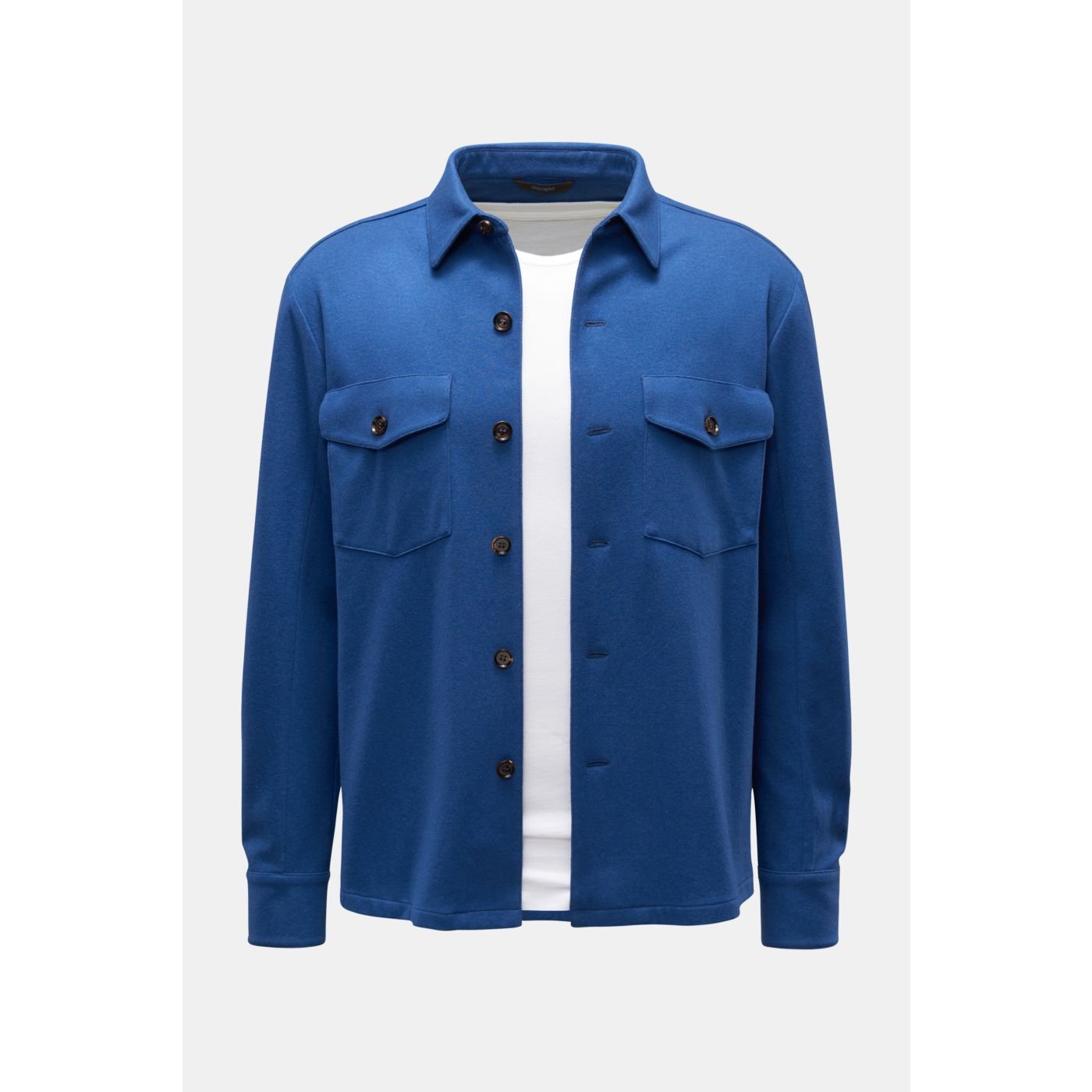 COLOMBO fleece overshirt dark blue | BRAUN Hamburg