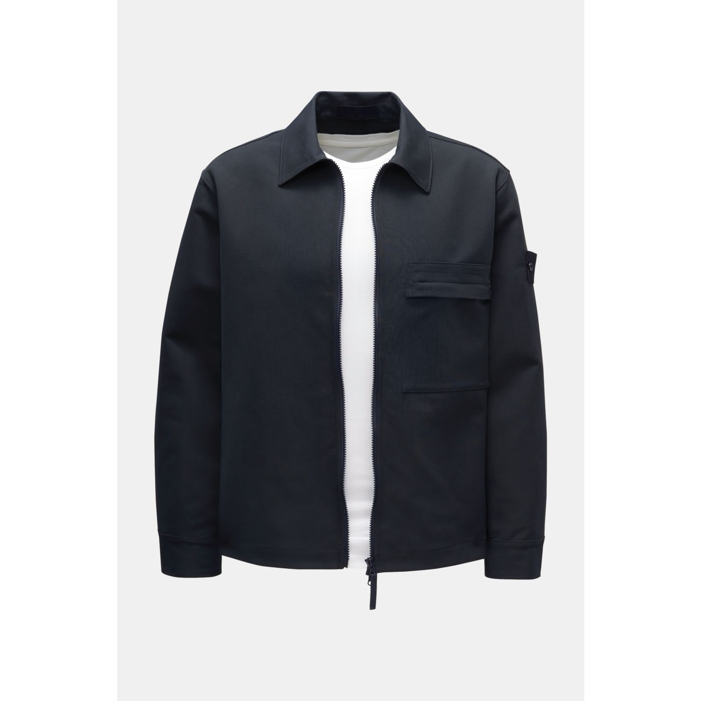 Stone island ghost overshirt navy sales