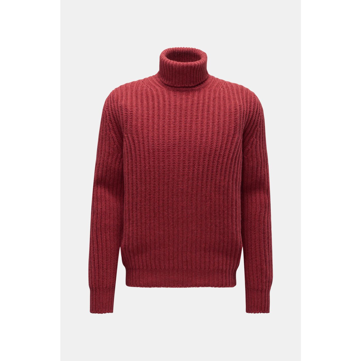 VON BRAUN Cashmere Rollkragenpullover rot BRAUN Hamburg