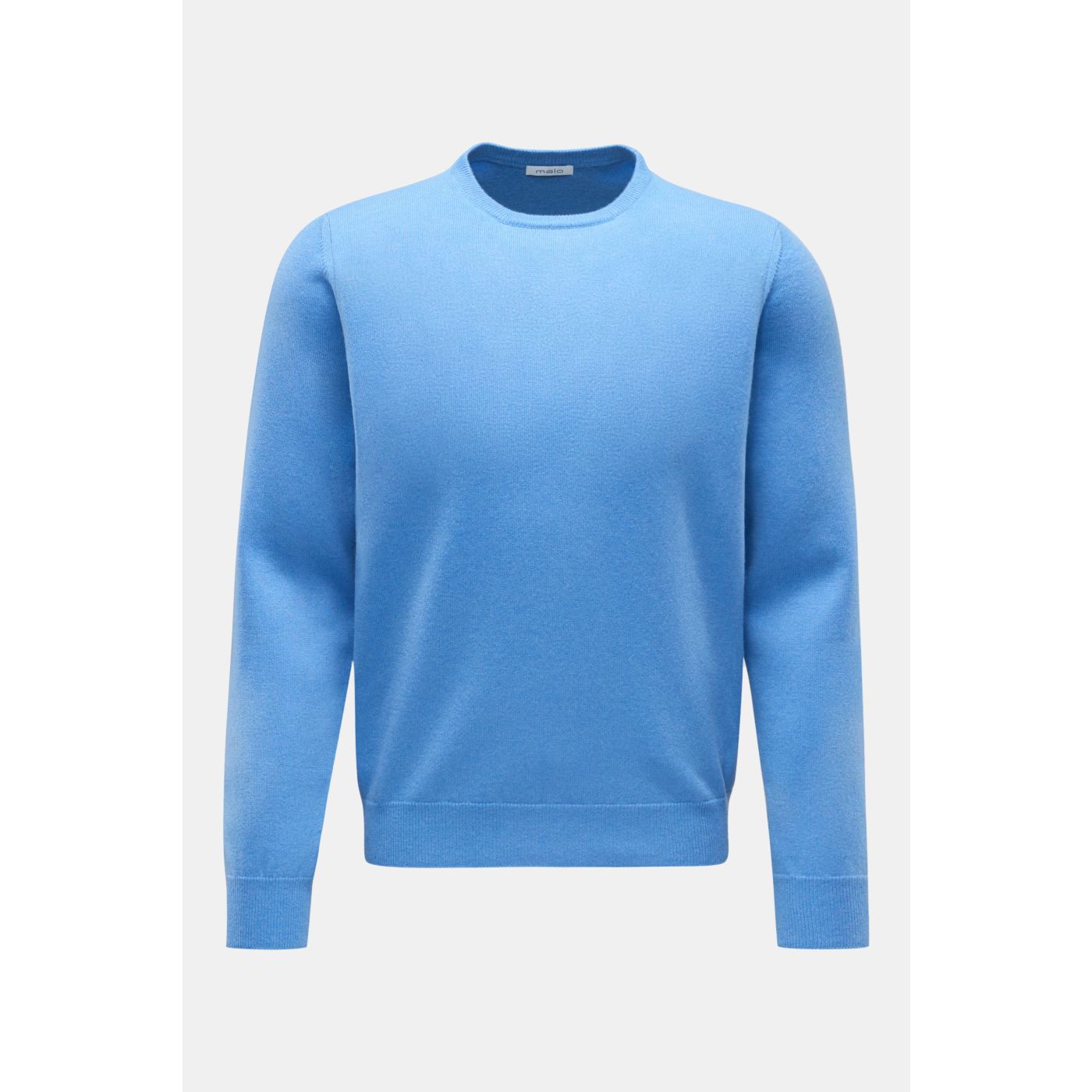MALO Cashmere Rundhalspullover blau BRAUN Hamburg