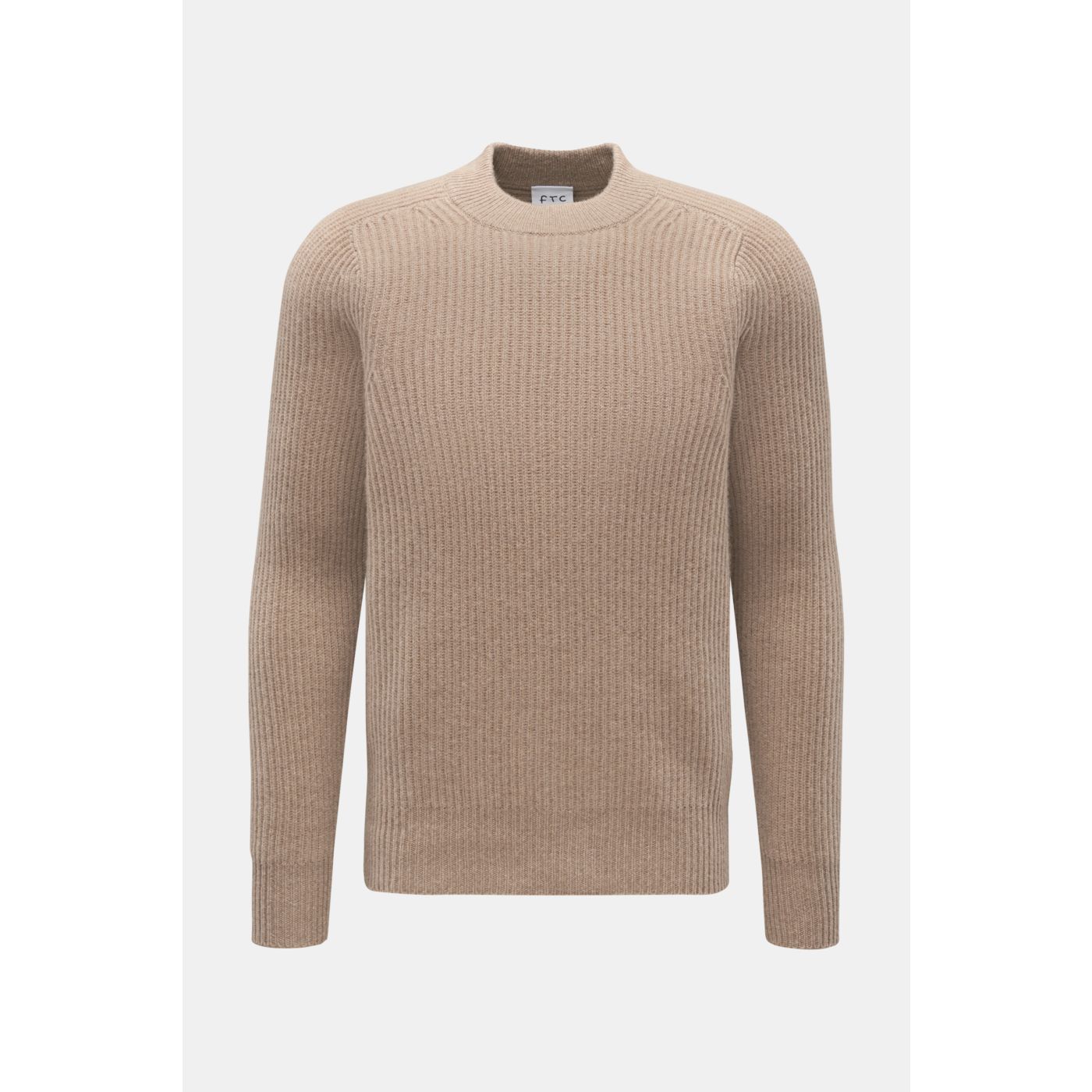 FFC Round Neck Short Bodied Jumper Champagne
