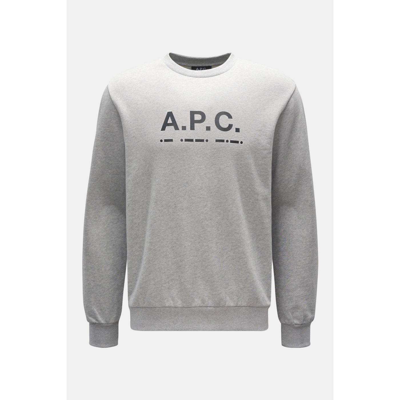 A.P.C. Grey Navy Hoodies main image 0