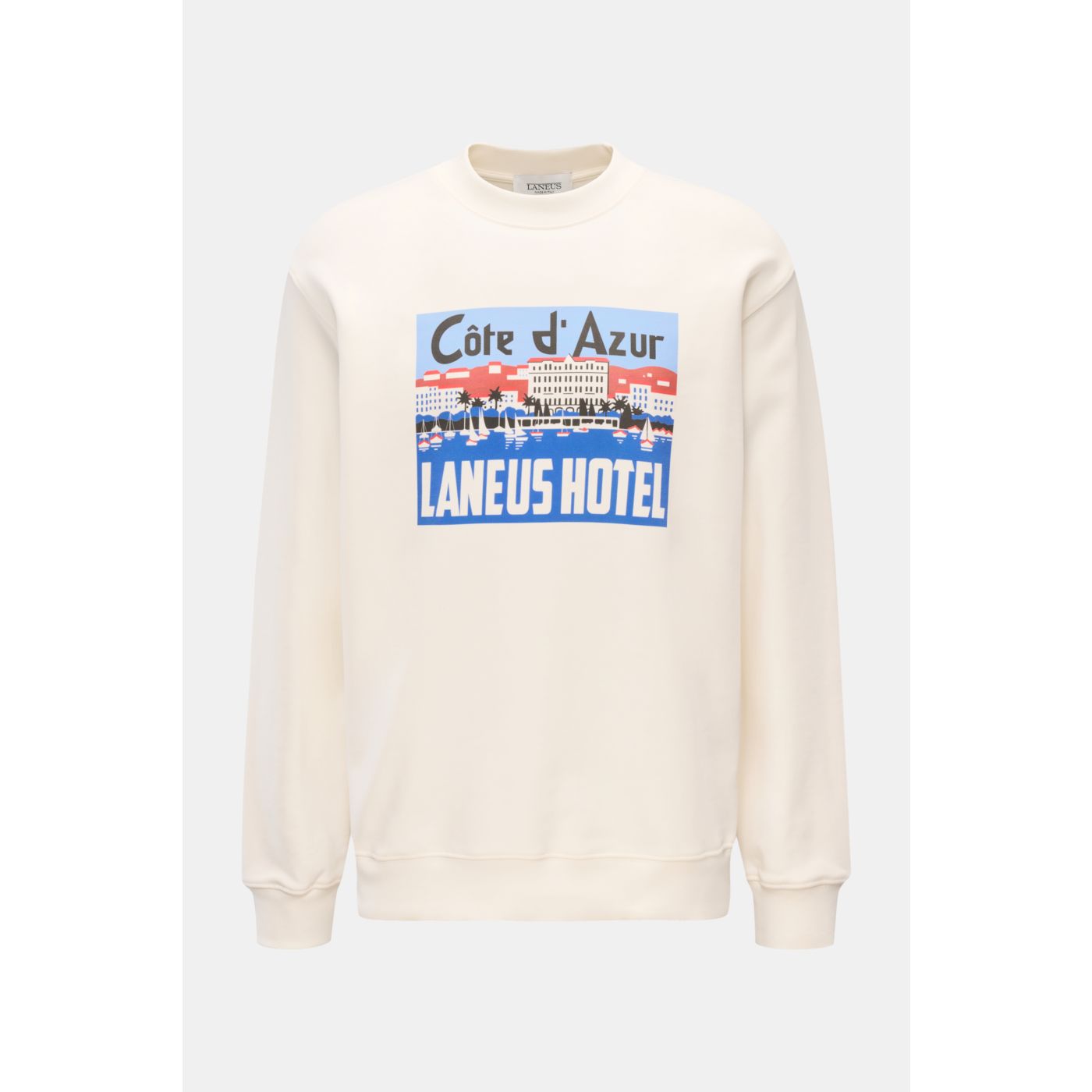 Laneus White Cotton T-Shirt