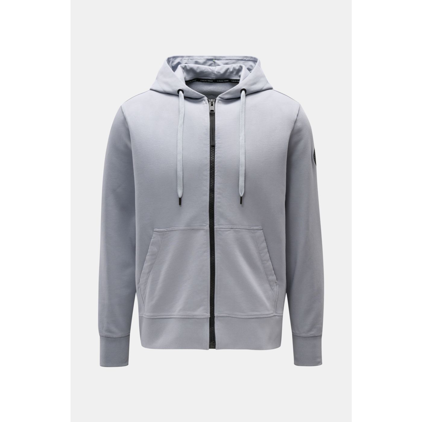 Casual Chocolate Hooded Oversized Drawstring Thick Canada Goose Jacket Batwing Sleeve main image 0