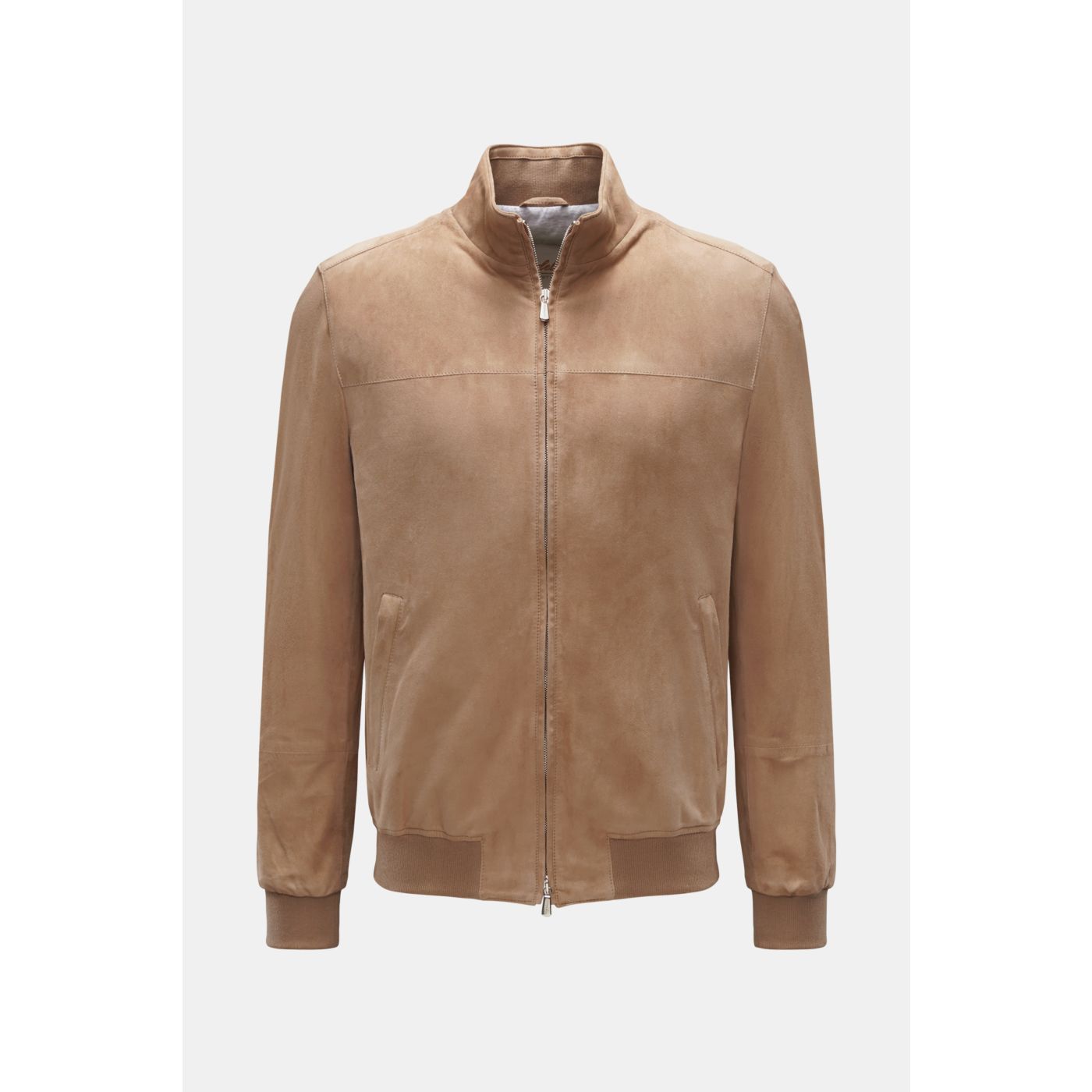 MANDELLI Veloursleder Blouson beige | BRAUN Hamburg